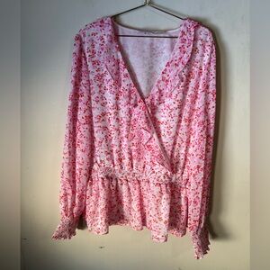 Calvin Klein Pink Floral Top